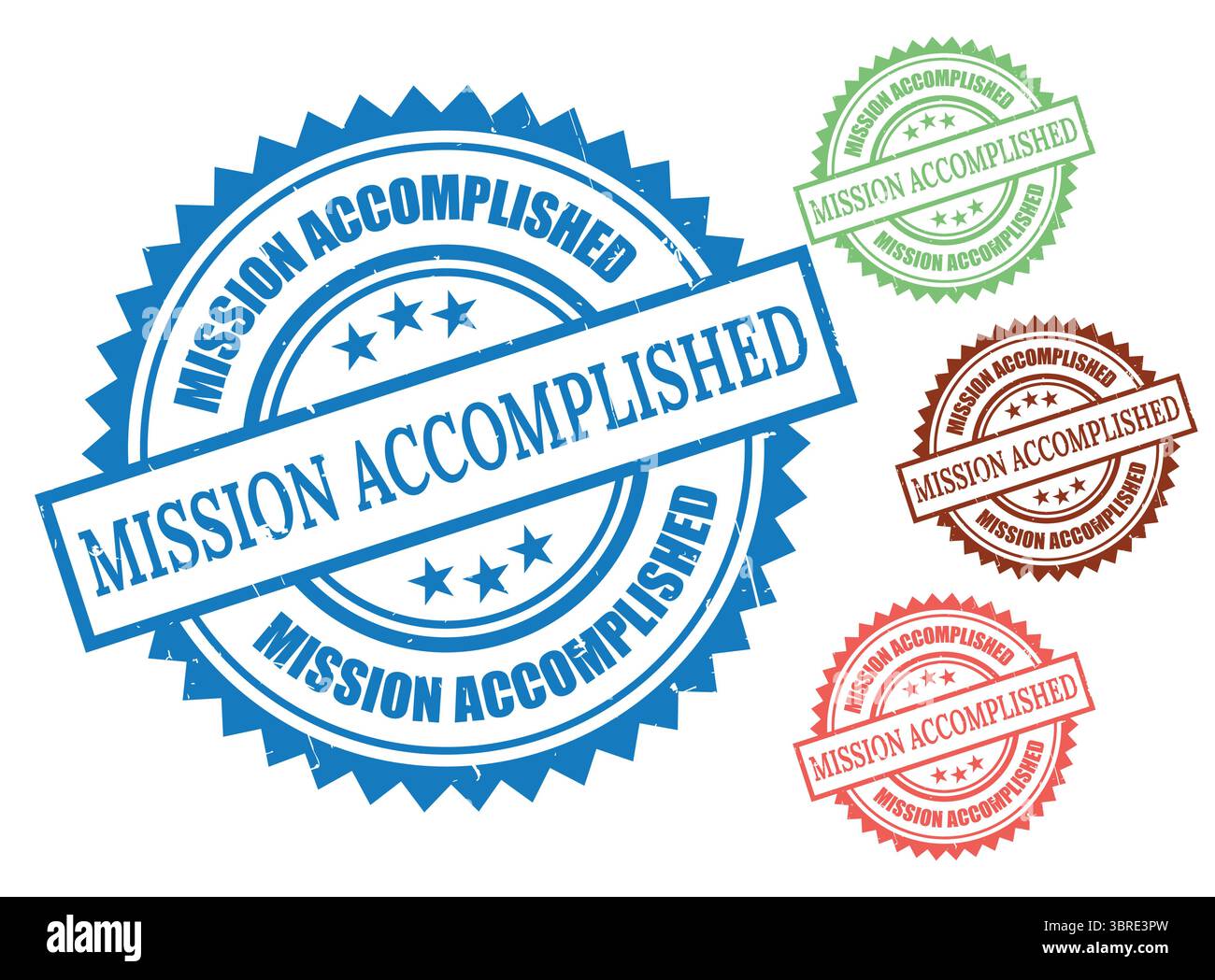 A Task Success Grunge Stamps, Accomplishment Vector Label Collection ...