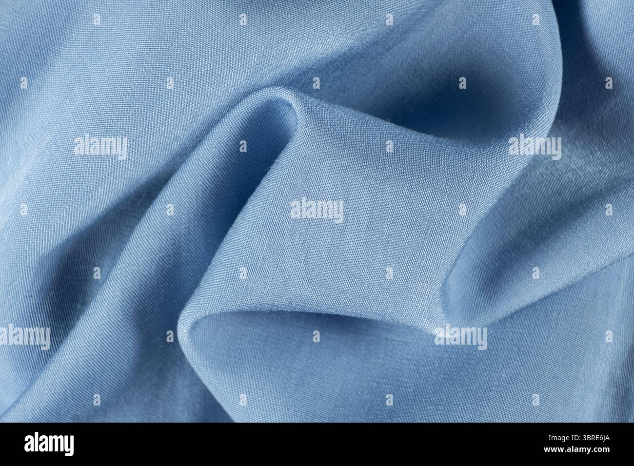Polyester fabric with a little elastane, macro texture top view. Stock Photo