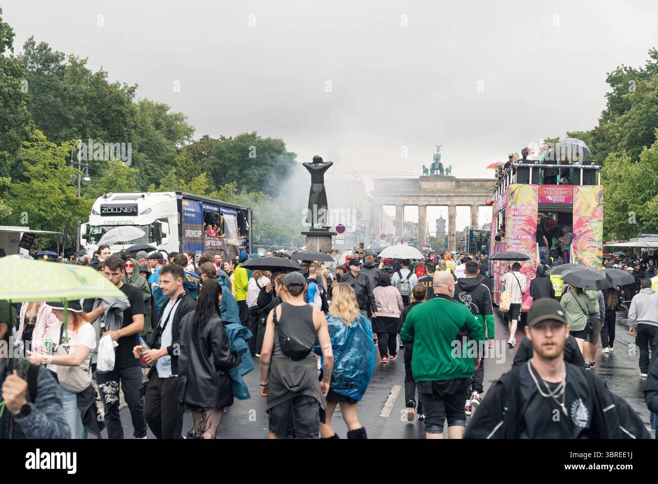 12.07.2025,Berlin,Technoparade Rave the Planet, Motto:Our Future Is Now ...