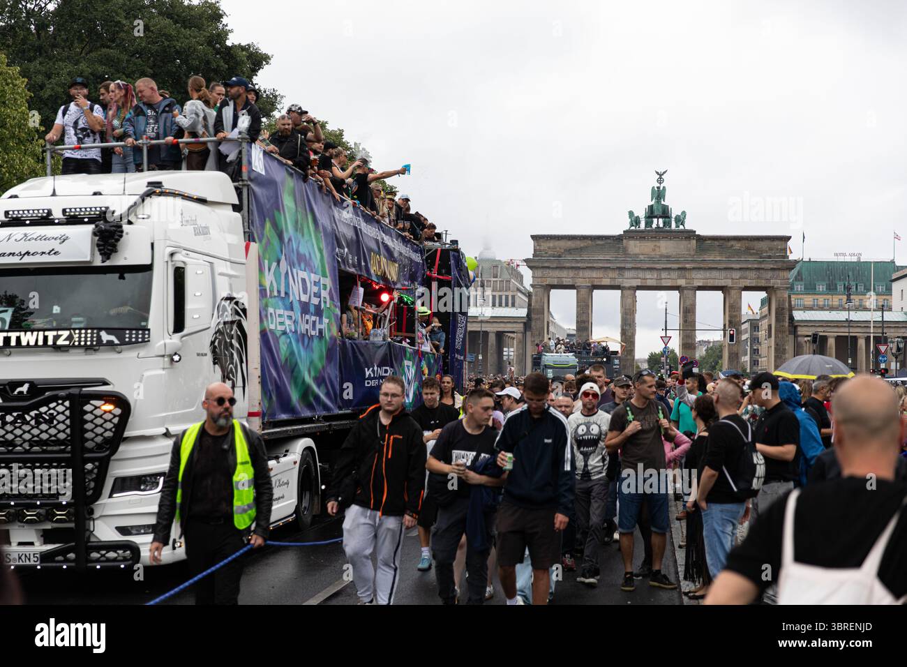 July 12, 2025, Berlin, Berlin, Germany: Tens of thousands of techno ...