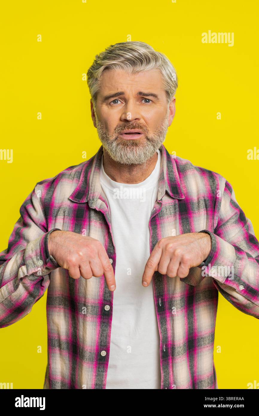 Mature man asking donations sincere hi-res stock photography and images ...