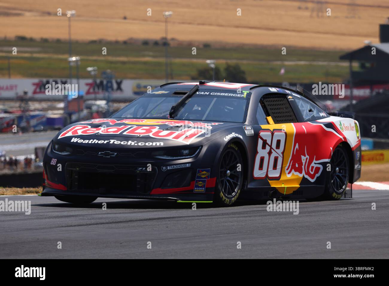 SONOMA, CA - JULY 12: Shane Van Gisbergen (#88 Trackhouse Racing Red ...