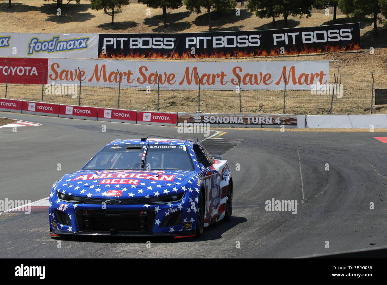 SONOMA, CA - JULY 12: Ricky Stenhouse Jr (#47 Hyak Motorsports Real ...