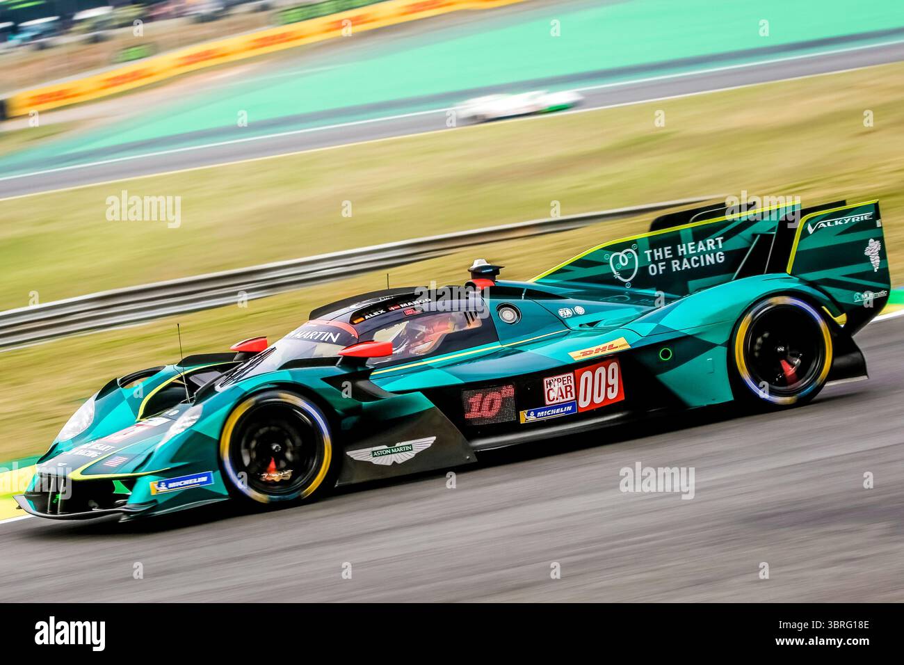 Alex RIBERAS (ESP) - Marco SORENSEN (DEN) | Aston Martin Thor Team Aston Martin Valkyrie (Hypercar) FIA World Endurance Championship (WEC) - Rolex 6 Hours of São Paulo. Race 5 of 8 at Autodromo Jose Carlos Pace in Interlagos, São Paulo, Brazil. Jul 12, 2025 Stock Photo