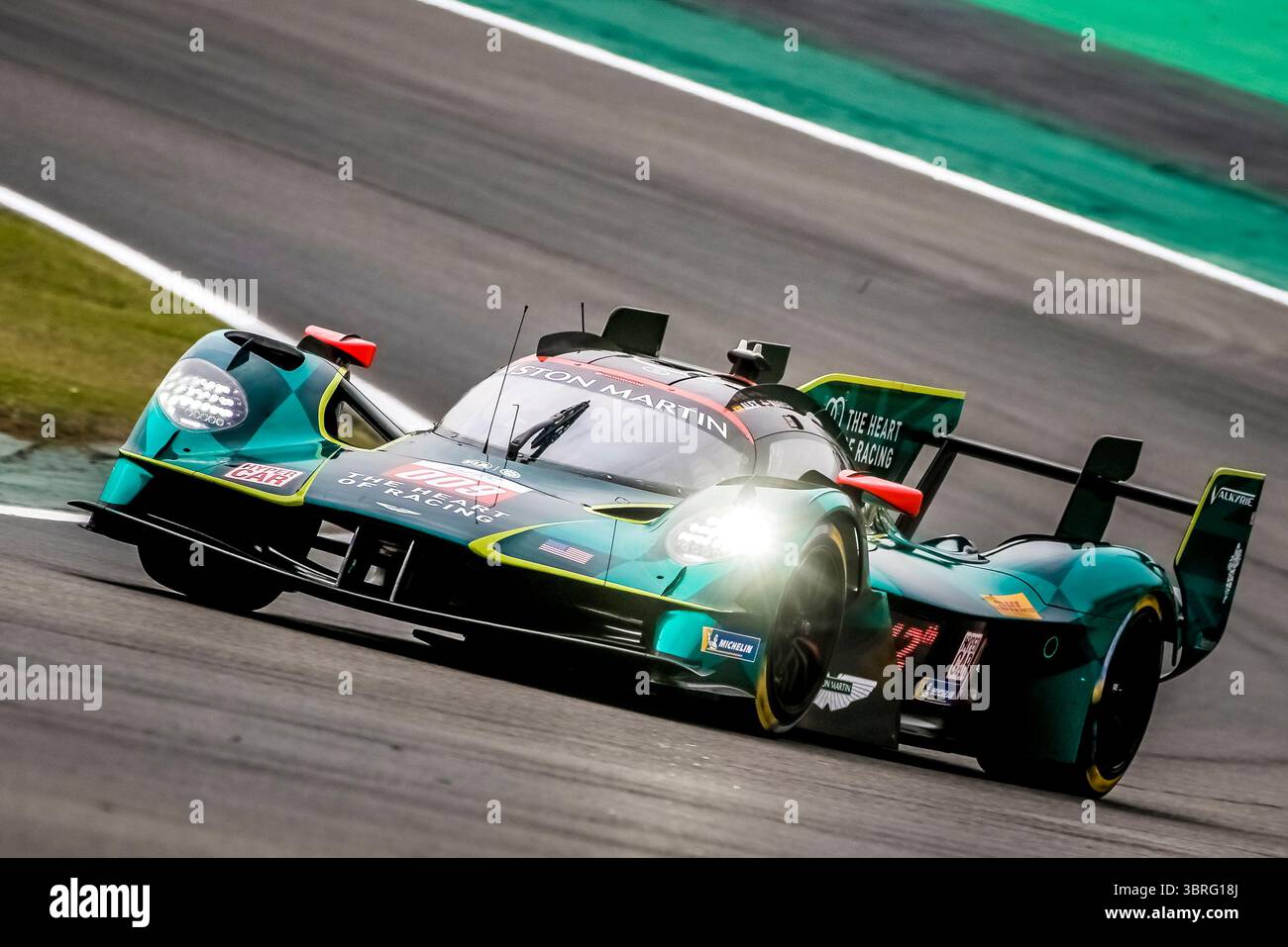 Alex RIBERAS (ESP) - Marco SORENSEN (DEN) | Aston Martin Thor Team Aston Martin Valkyrie (Hypercar) FIA World Endurance Championship (WEC) - Rolex 6 Hours of São Paulo. Race 5 of 8 at Autodromo Jose Carlos Pace in Interlagos, São Paulo, Brazil. Jul 12, 2025 Stock Photo