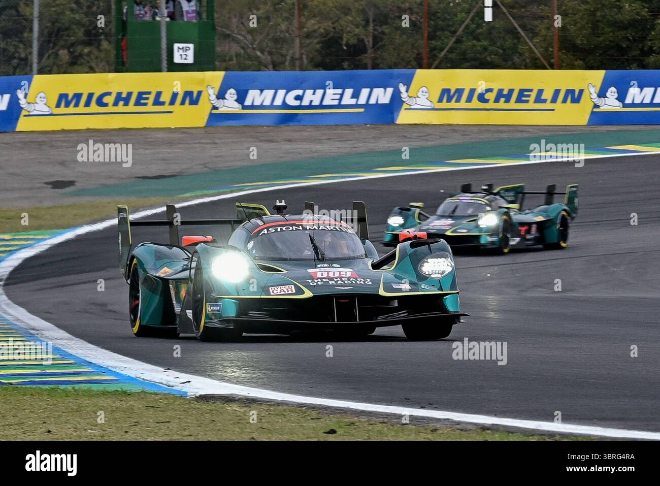 Sao Paulo, Brazil. 12th July, 2025. SP - SAO PAULO - 07/12/2025 - FIA - WORLD ENDURANCE CHAMPIONSHIP - Qualifying - The Aston Martin Valkyrie of Alex RIBERAS (ESP) and Marco S&#xd8;RENSEN (DEN), during the Rolex 6 Hours of Sao Paulo qualifying, at the Interlagos racetrack, for the Fia World Endurance, Hypercar. Photo: Jota Erre/AGIF (Photo by Jota Erre/AGIF/Sipa USA) Credit: Sipa USA/Alamy Live News Stock Photo