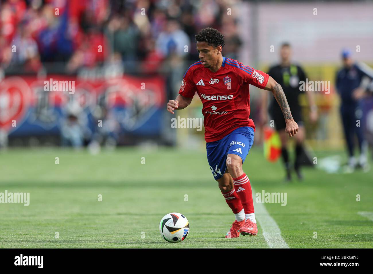 Adriano Luis Amorim Santos of Rakow Czestochowa seen in action during