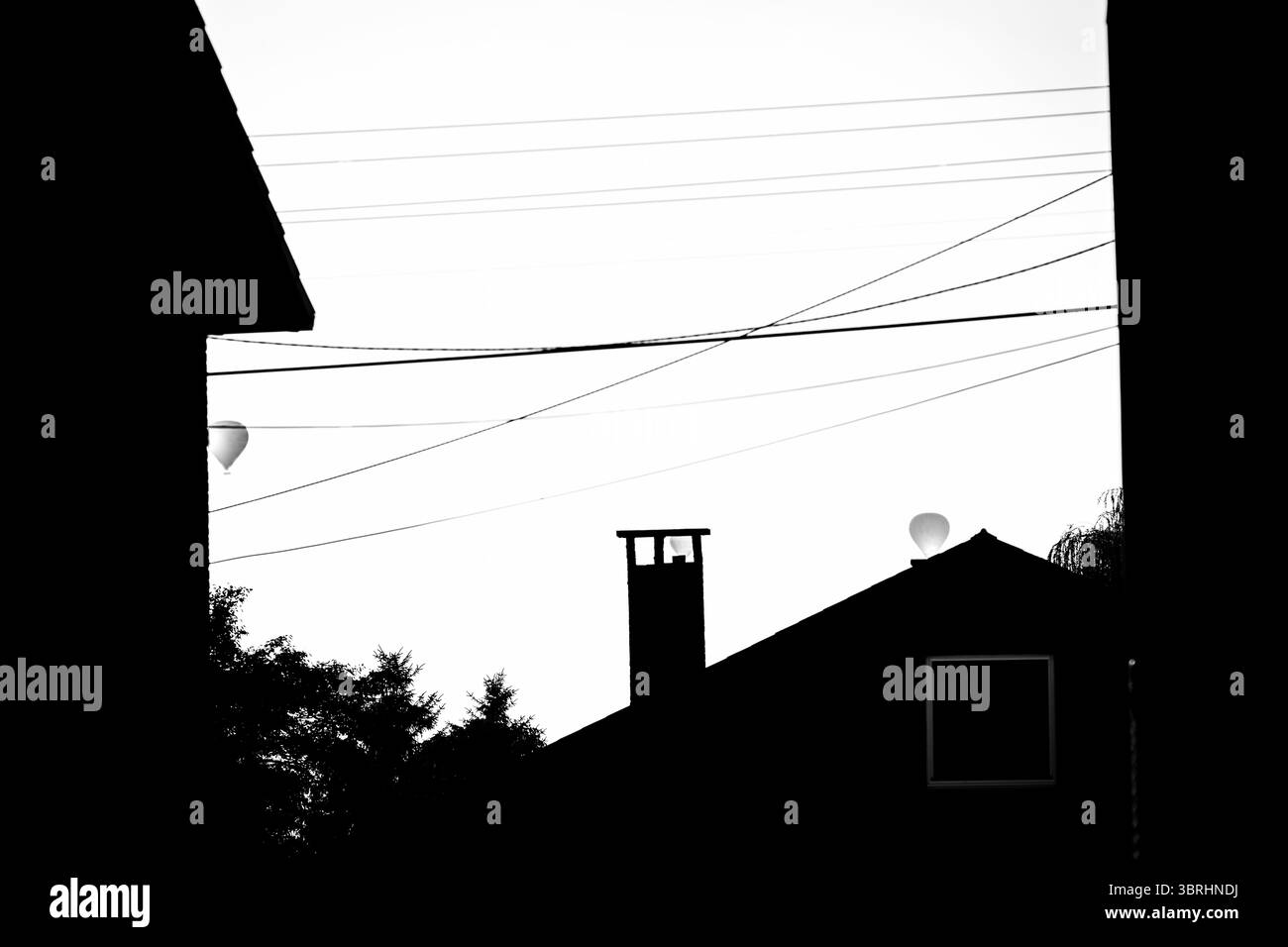 Dramatic sky on hot Black and White Stock Photos & Images - Alamy