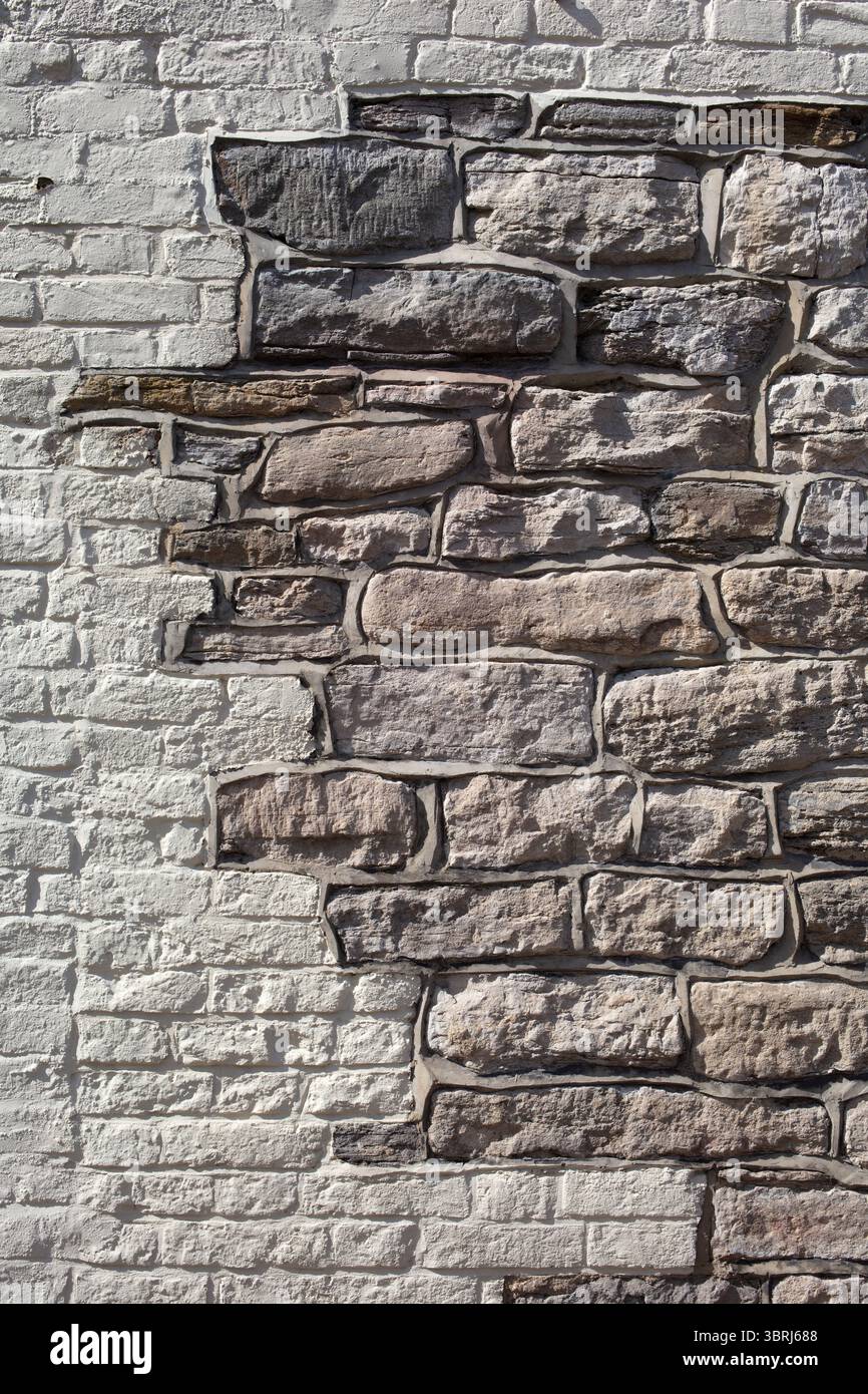 Brick wall,Poole, Dorset Stock Photo