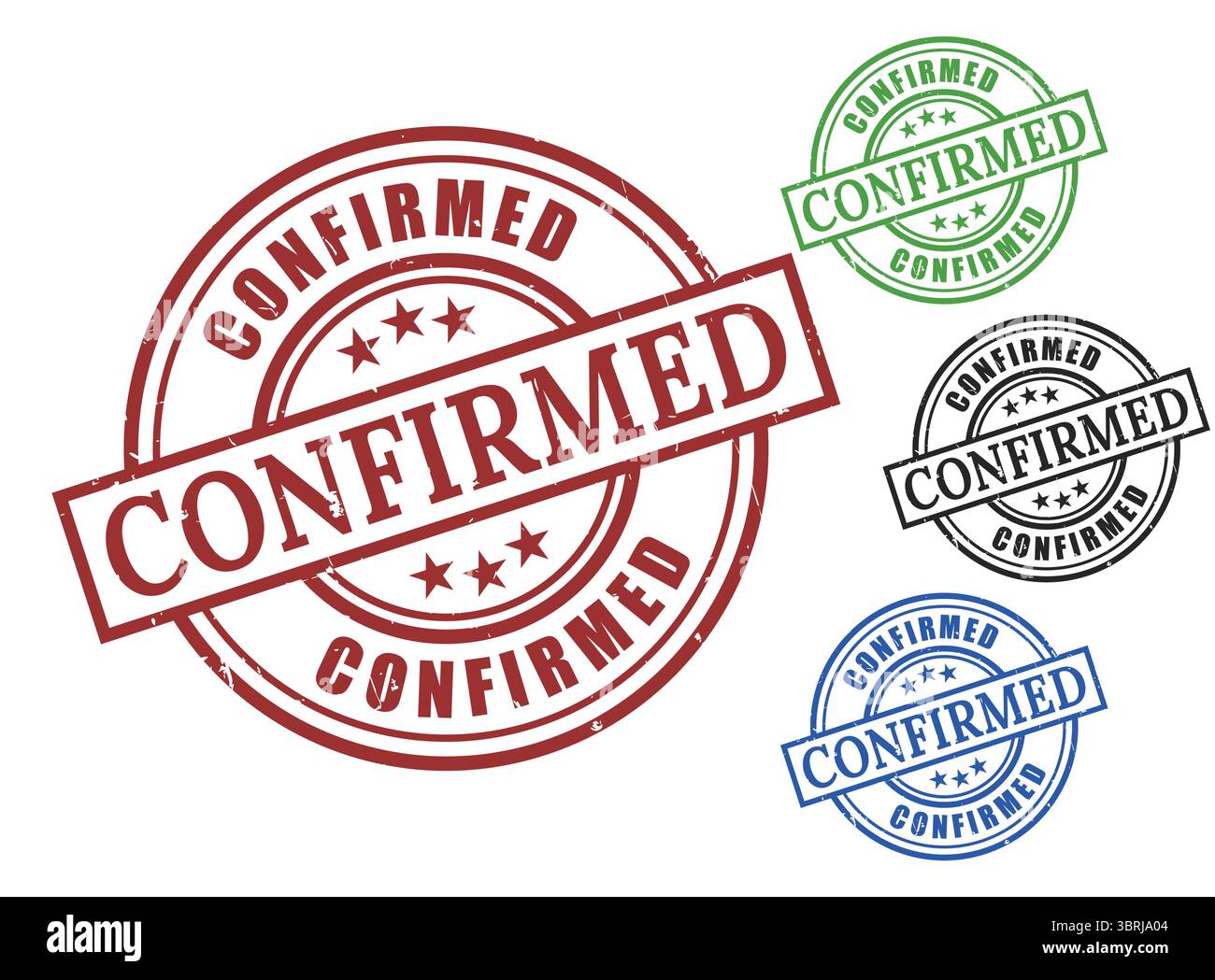 A Confirmed Grunge Rubber Stamp Collection, Official Confirmation ...