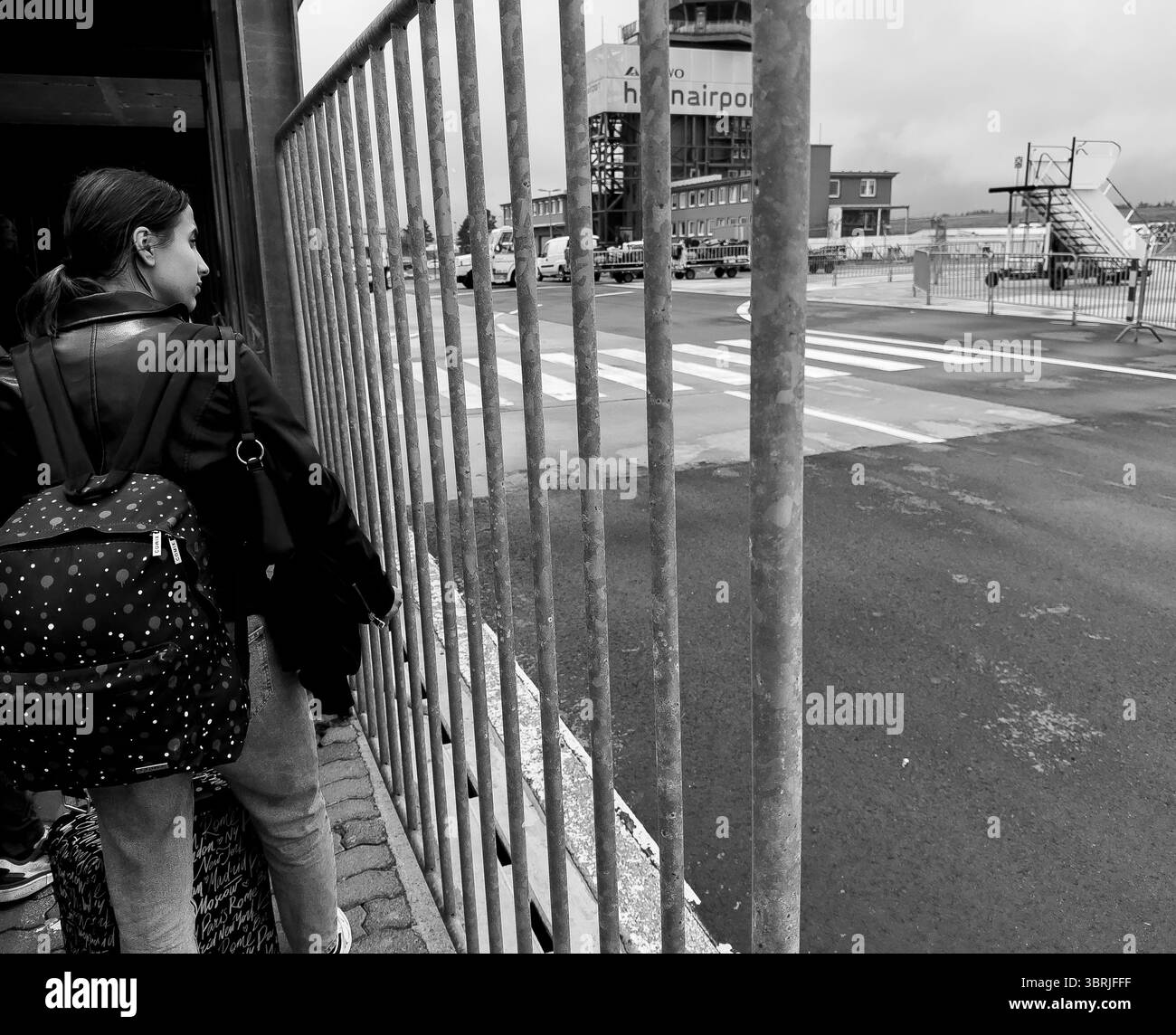 Backpack germany Black and White Stock Photos & Images - Alamy