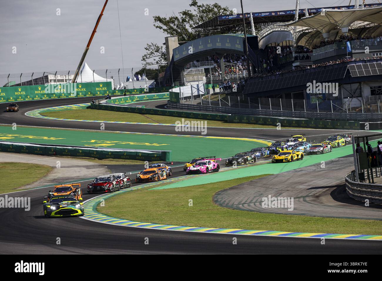 start of the race, depart, 10 BARRICHELLO Eduardo (bra), McINTOSH ...