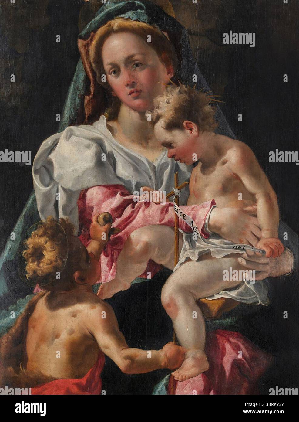 Madonna and Child with the Infant Saint John the Baptist Pulzone Stock ...
