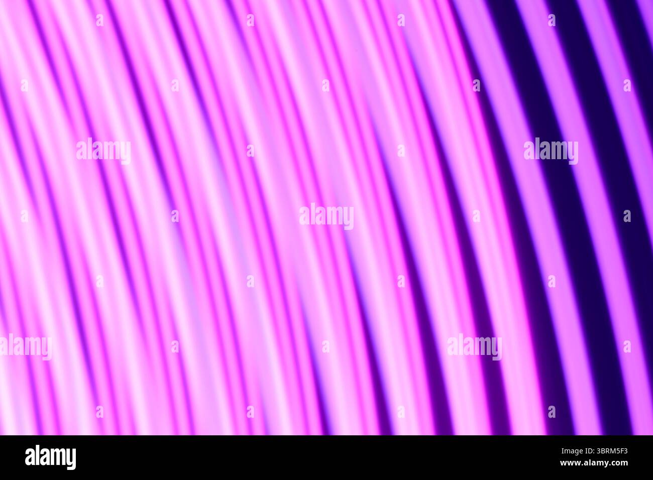 Curved Pink Light Wave Abstract Background Stock Photo
