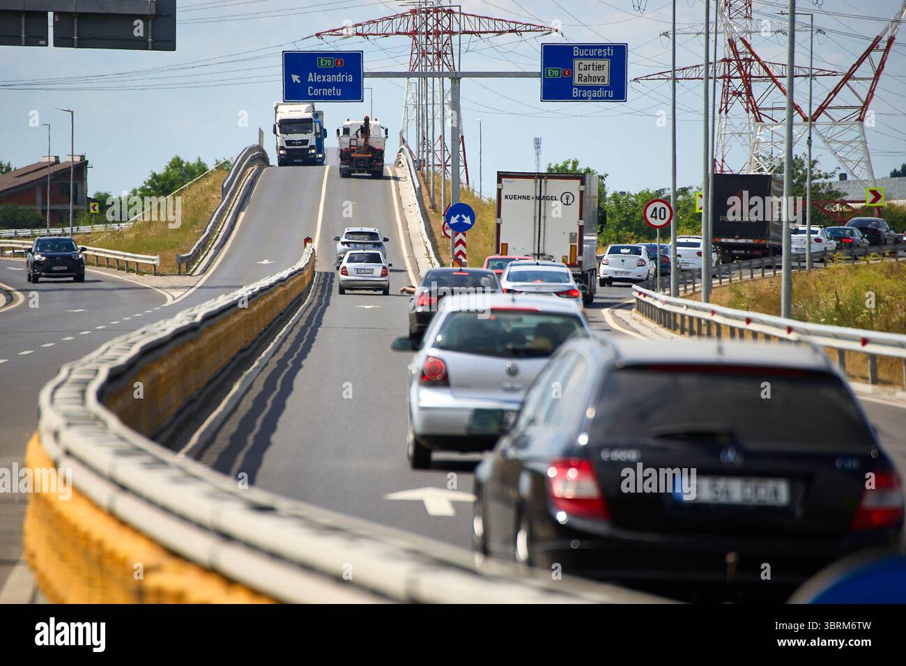 Bucharest Overpass Bucharest ring motorway hi-res stock photography and images - Alamy