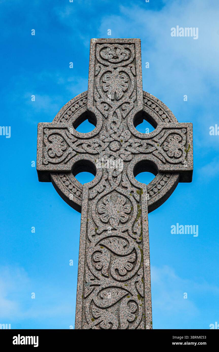 A Celtic cross Stock Photo