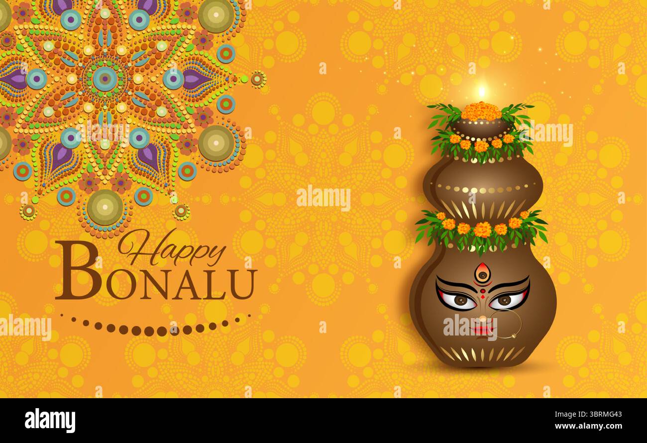 Happy Bonalu, traditional Telugu Festival in Telangana State, Hyderabad ...