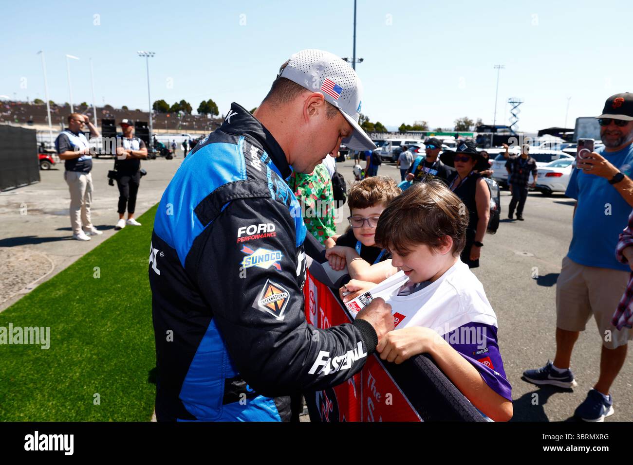 SONOMA, CA - JULY 13: Ryan Preece (#60 RFK Racing Body Guard Ford ...