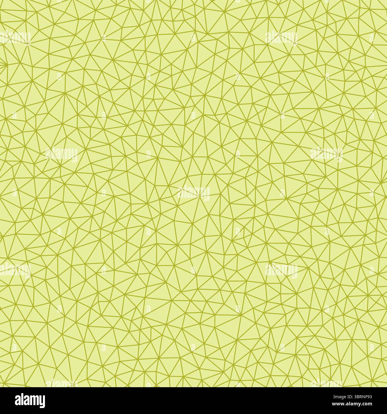 Triangles background design. Lime color. Tiny triangles size. Regular lines weight. Repeatable pattern. Seamless tileable vector illustration. Stock Vector