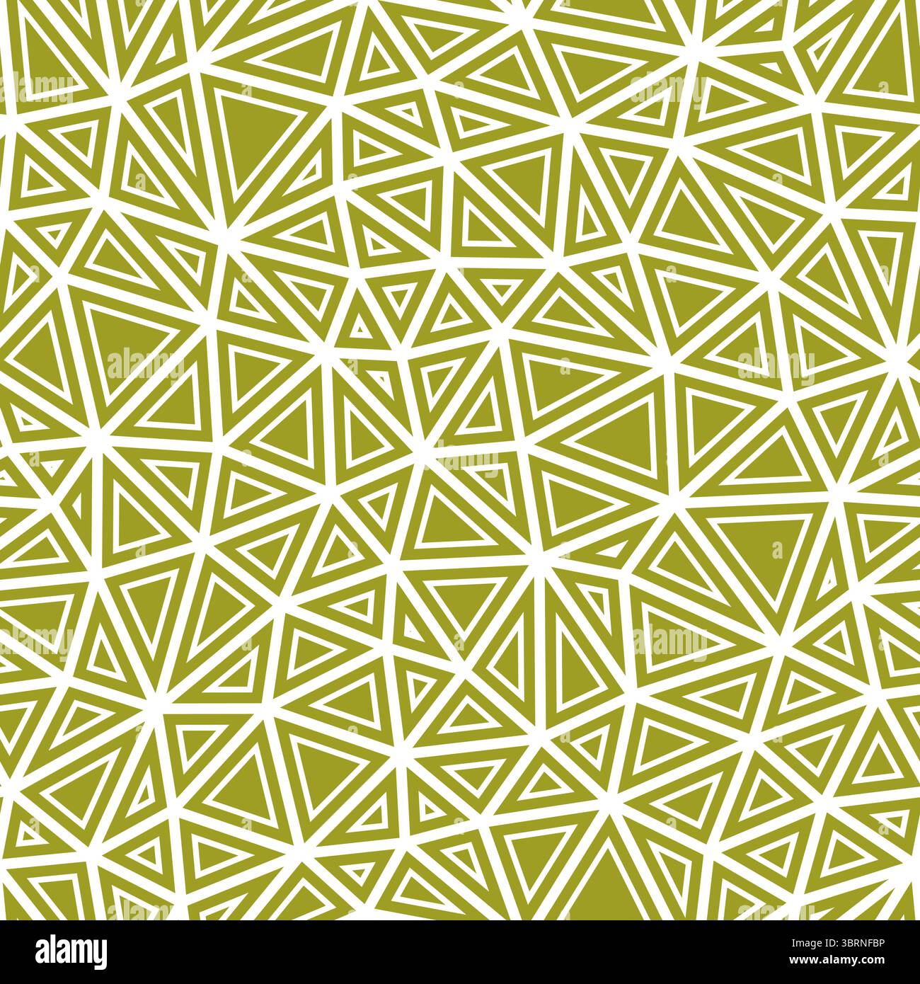 Mosaic triangles shapes background. Compact triangle size. Solid shapes in frames. Solid color style. Repeatable pattern. Creative vector tiles. Stock Vector