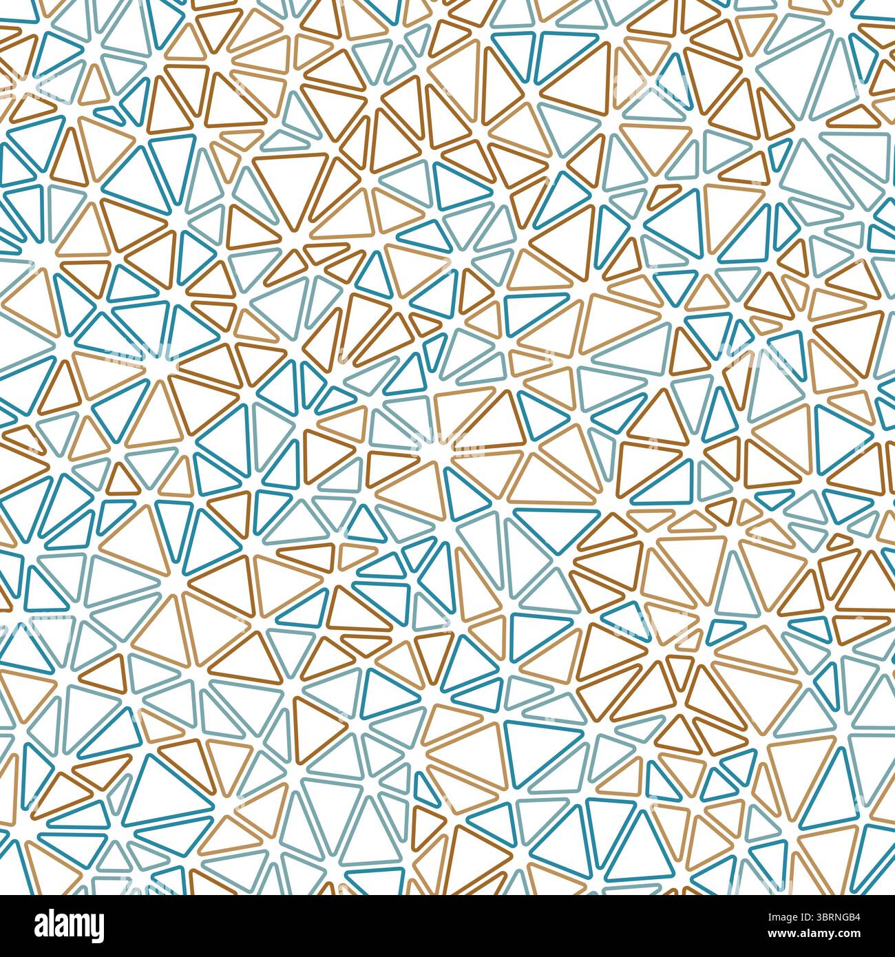 Minimalistic triangles background. Small triangles size. Multiple colors style. Rounded triangles outlined. Repeatable composition. Stock Vector