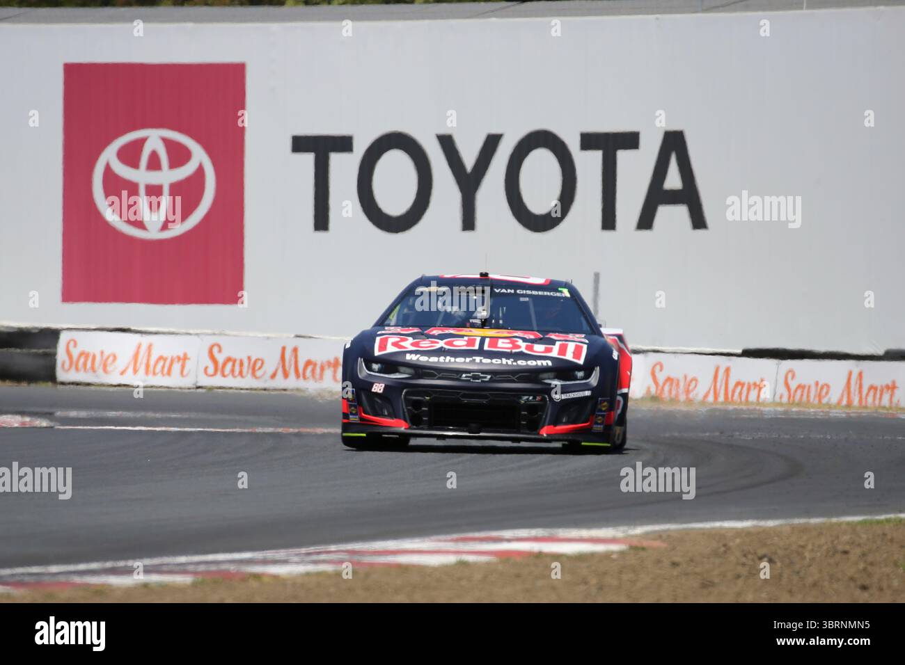 SONOMA, CA - JULY 13: Shane Van Gisbergen (#88 Trackhouse Racing Red ...