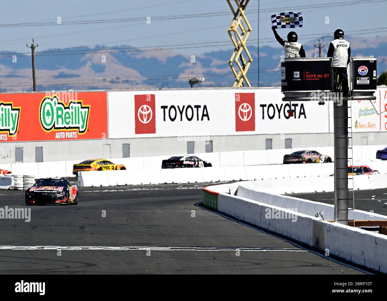 SONOMA, CA - JULY 13: Shane Van Gisbergen (#88 Trackhouse Racing Red ...
