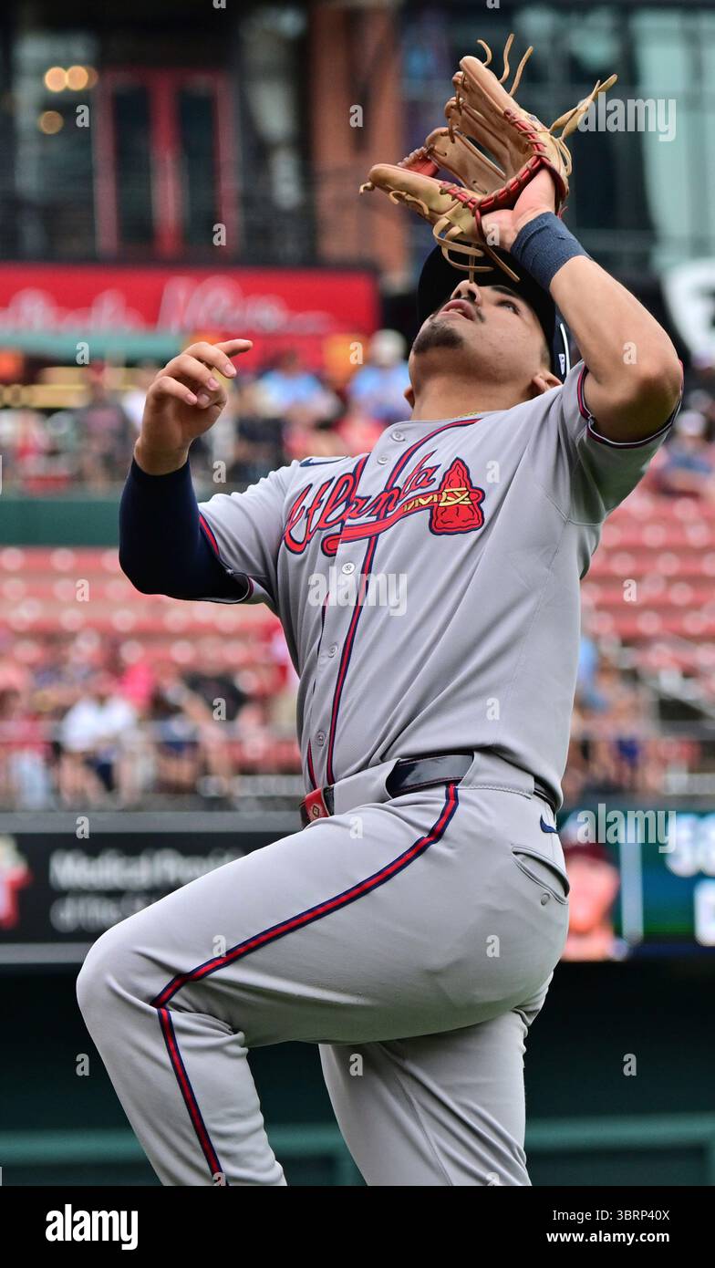 ST. LOUIS, MO - JUL 13: Atlanta Braves third baseman Nacho Alvarez (67 ...