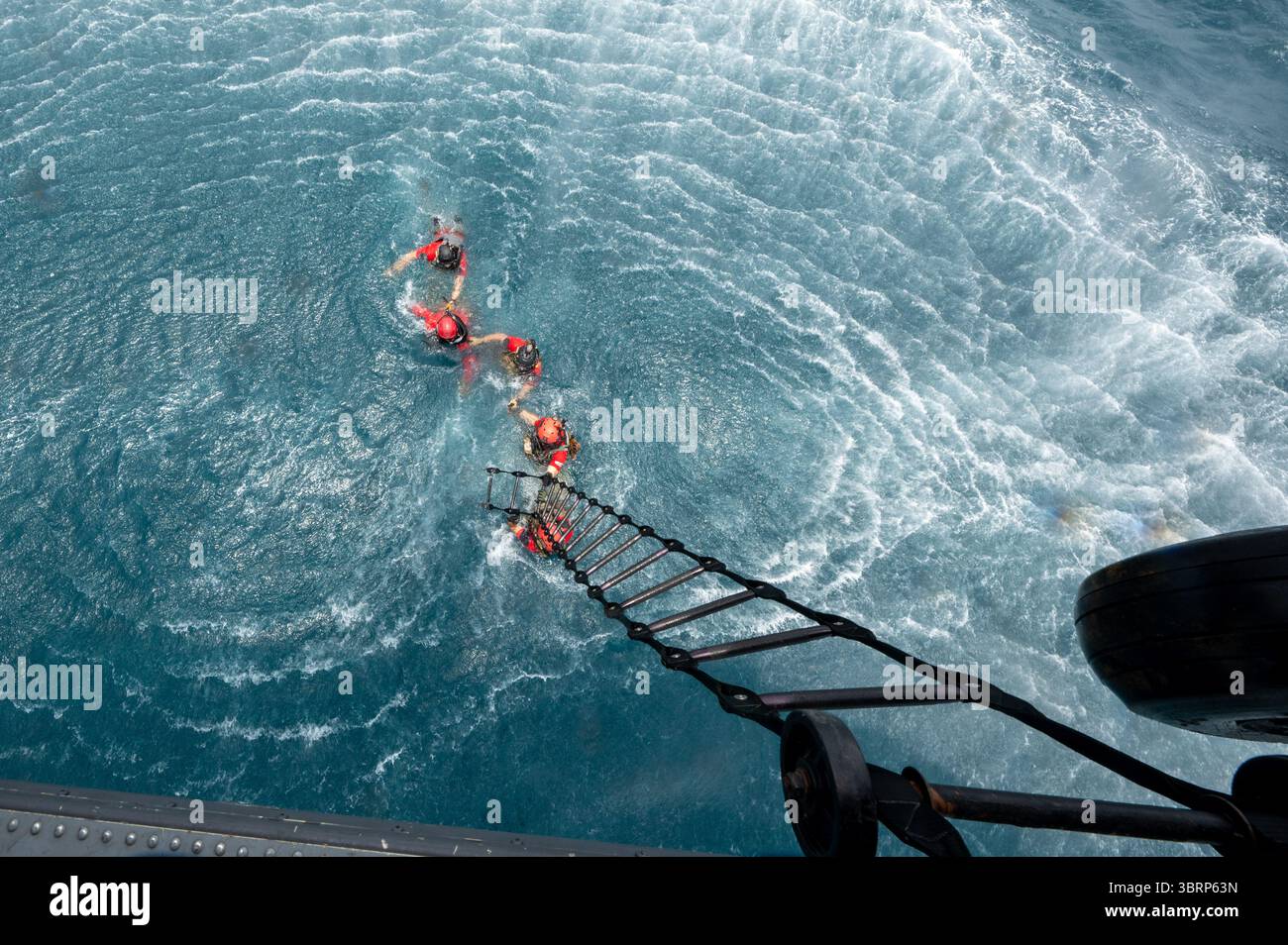 U.S. Air Force pararescuemen, assigned to the 31st Rescue Squadron ...