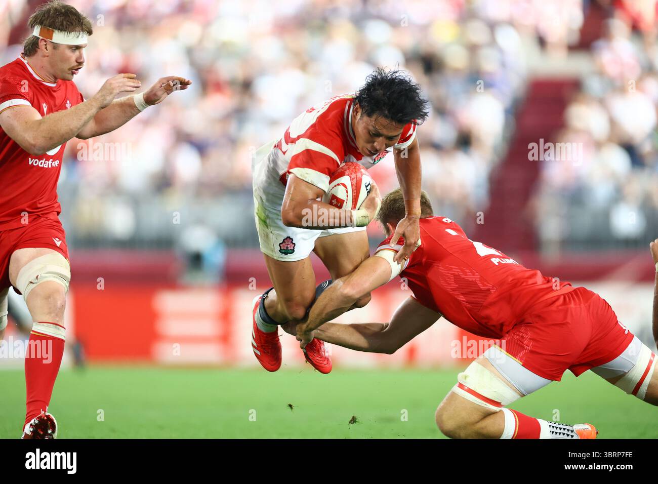 Kobe Rugless Rugby Kobe, Hyogo, Japan. 12th July, 2025. Shogo Nakano (JPN) Rugby ...