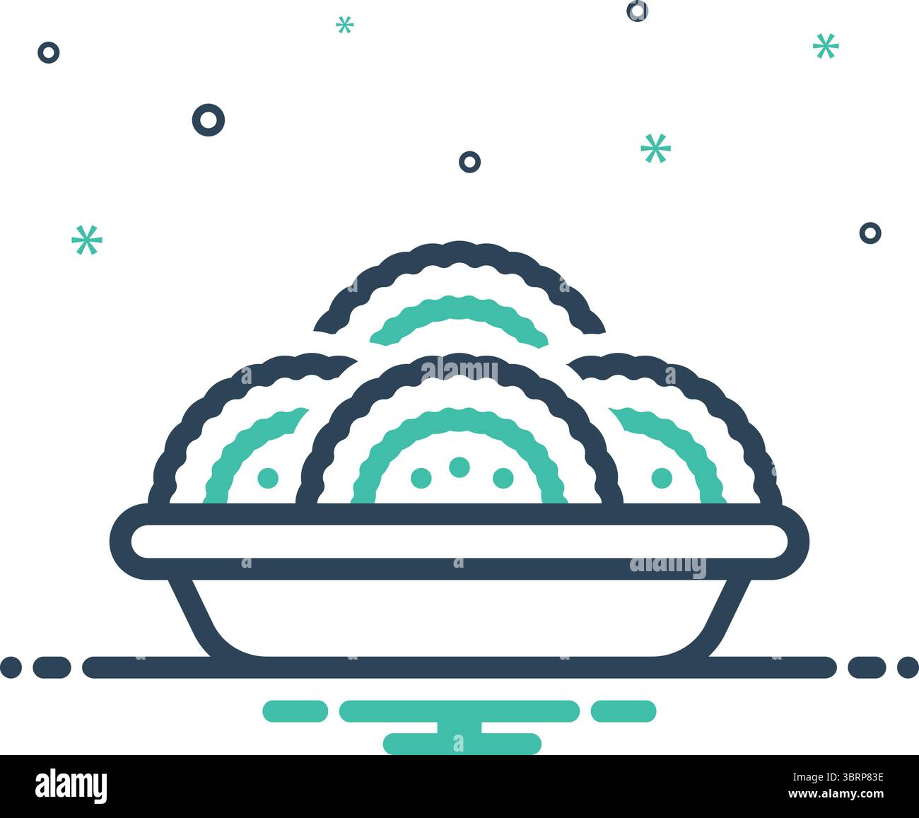 Icon for gujiya, gujia Stock Vector Image & Art - Alamy