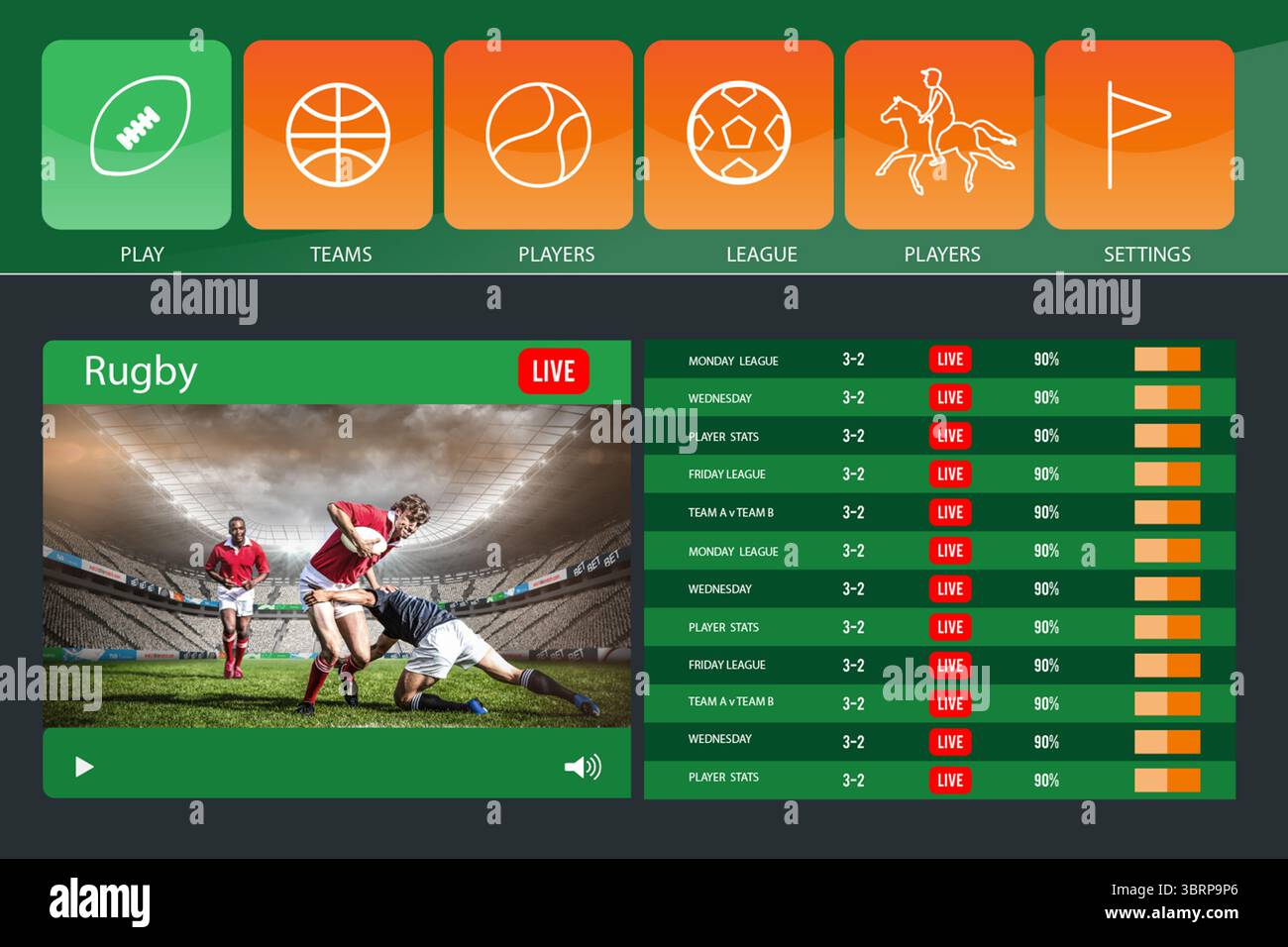 Digital scoreboard showing teams score hi-res stock photography and ...