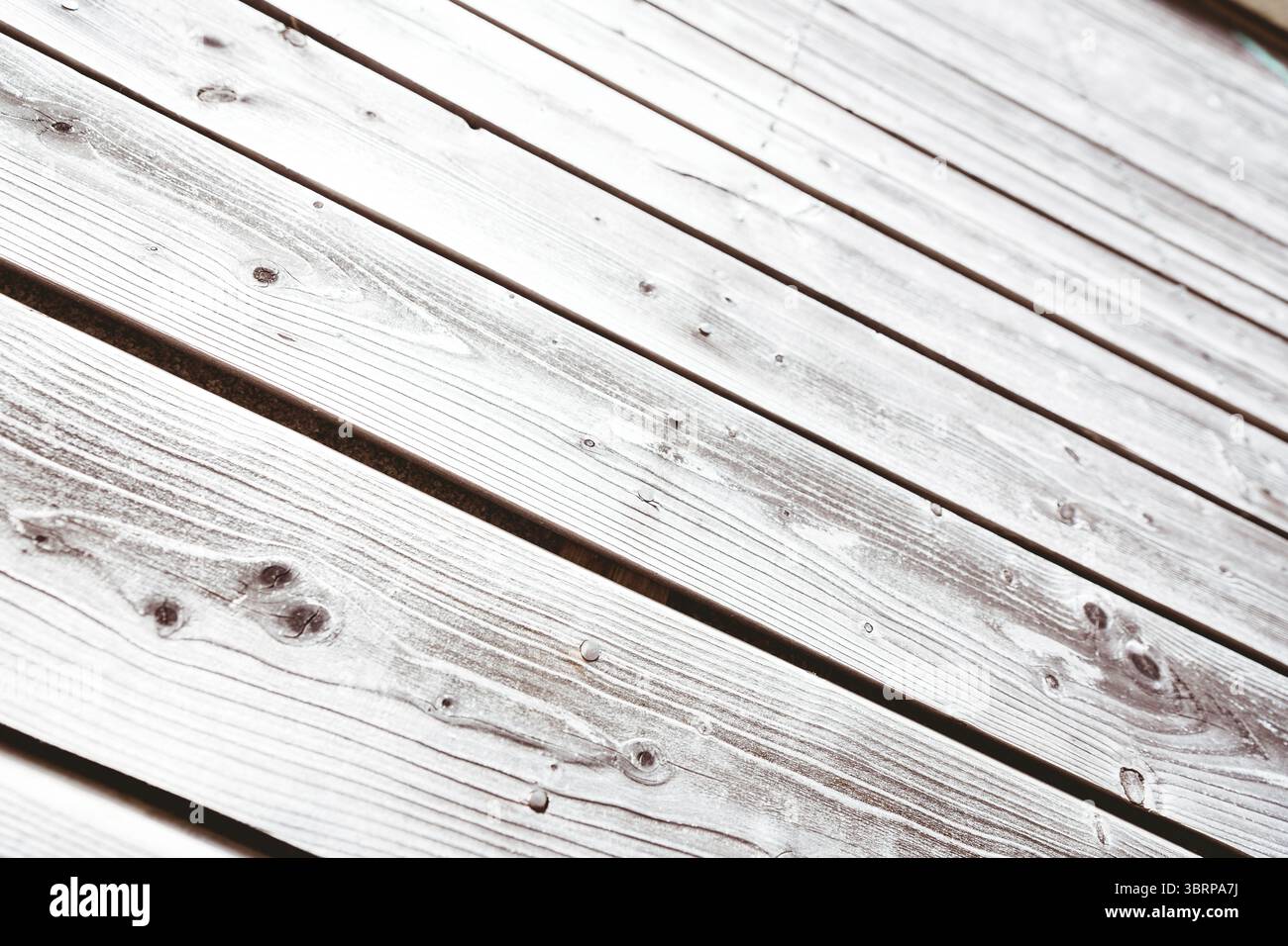 Digitally generated grey wooden planks Stock Photo