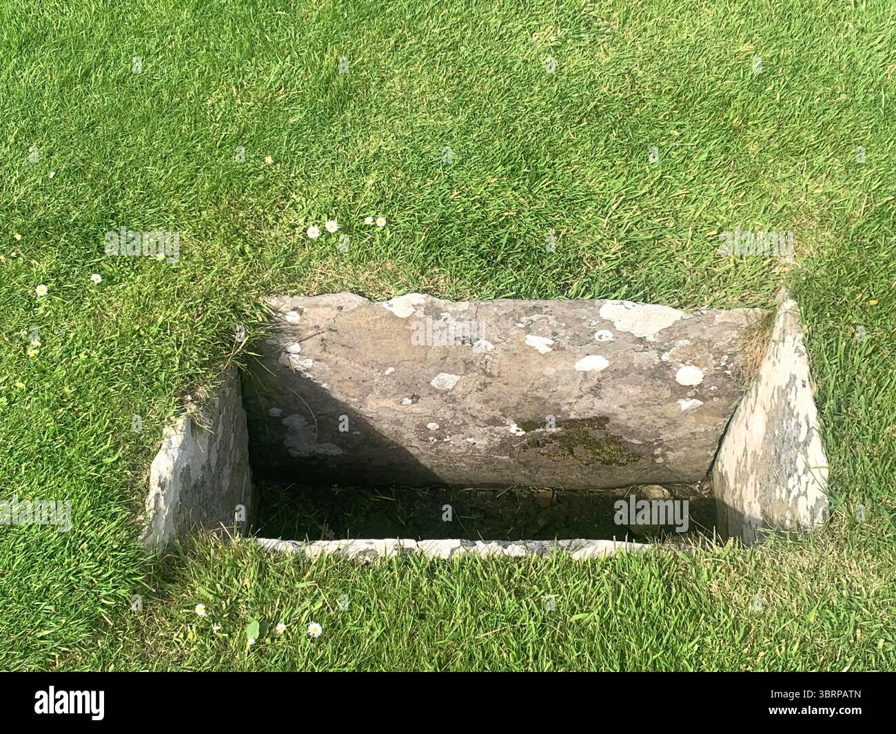 The Broch of Gurness Scotland Orkneys Orkney sand sea ancient village Iron age buildings people historic history building hidden found landscape shore - Smartphone Captured Stock Image