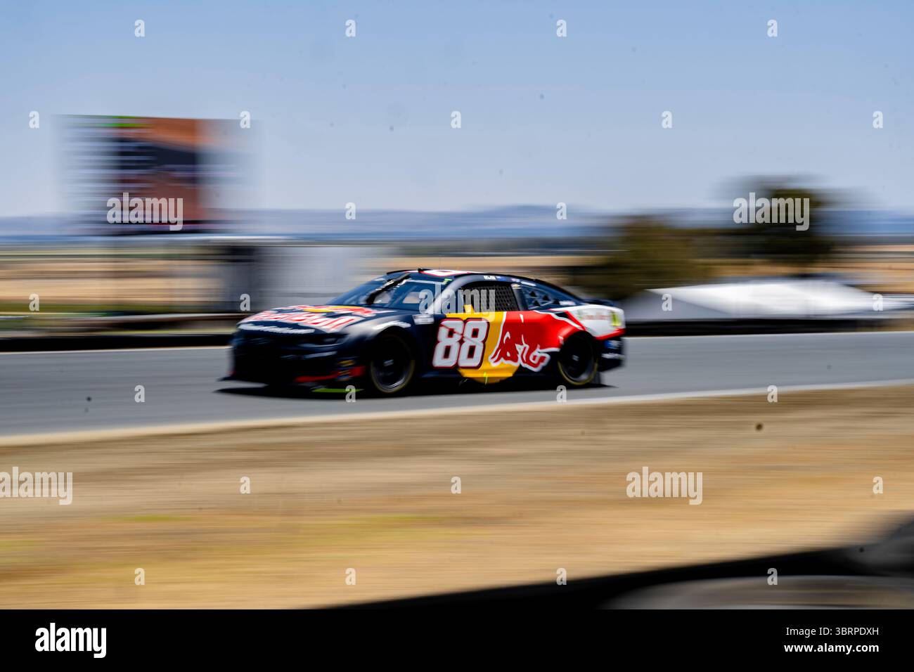SONOMA, CA - JULY 13: Shane Van Gisbergen (#88 Trackhouse Racing Red ...
