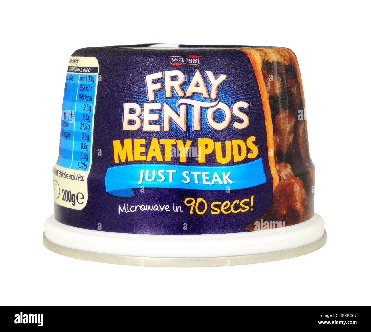 Fray Bentos meaty puds just steak flavour microwavable savoury meat ...
