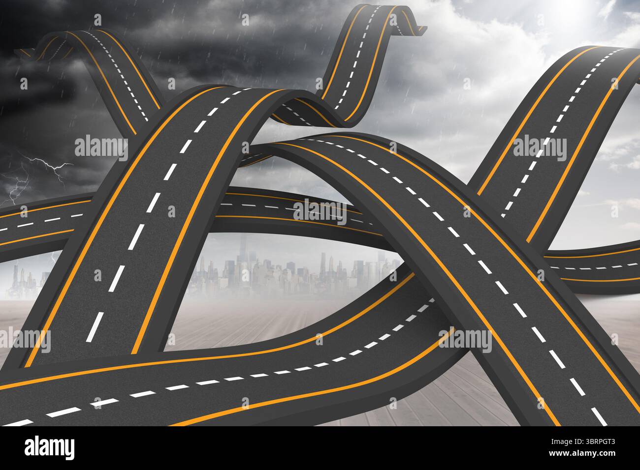 Bumpy road backdrop hi-res stock photography and images - Alamy