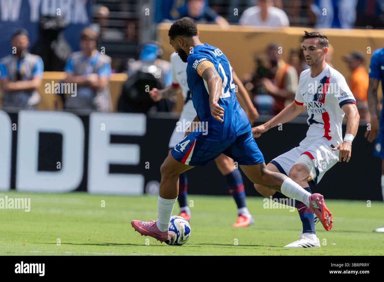 East Rutherford, New Jersey, USA on July 13, 2025. Reece James (24) of ...