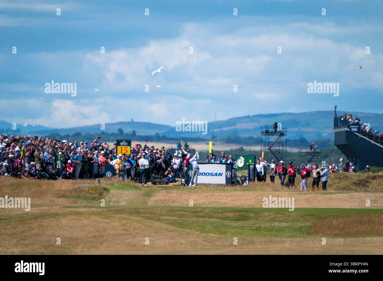 On the 3rd tee The 150th Open Championship was held from 14–17 July ...