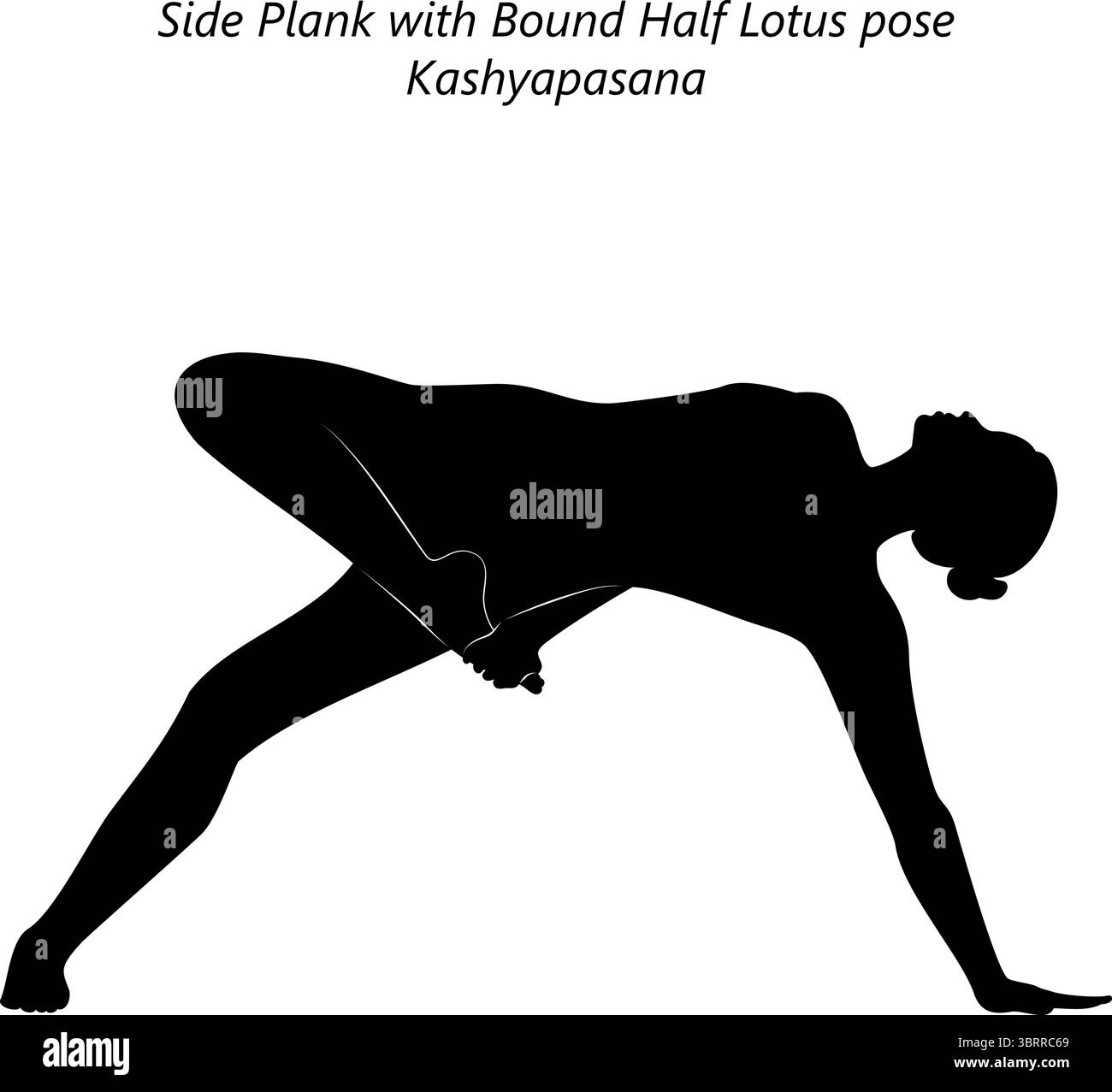 Side plank position Black and White Stock Photos & Images - Alamy