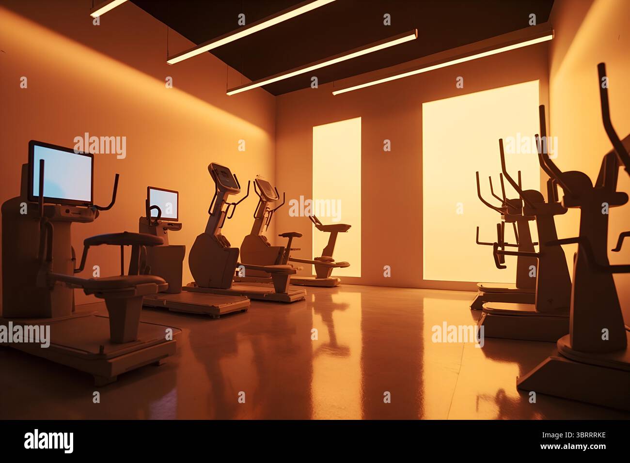 Adaptable fitness studio featuring modular equipment that seamlessly ...