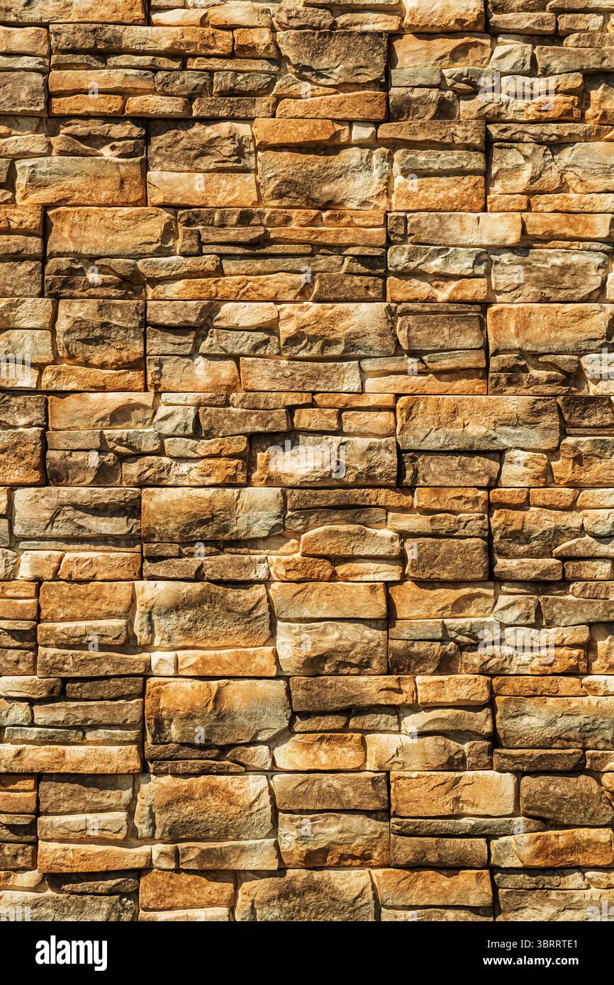 Marble stone tiled wall surface as background and texture Stock Photo