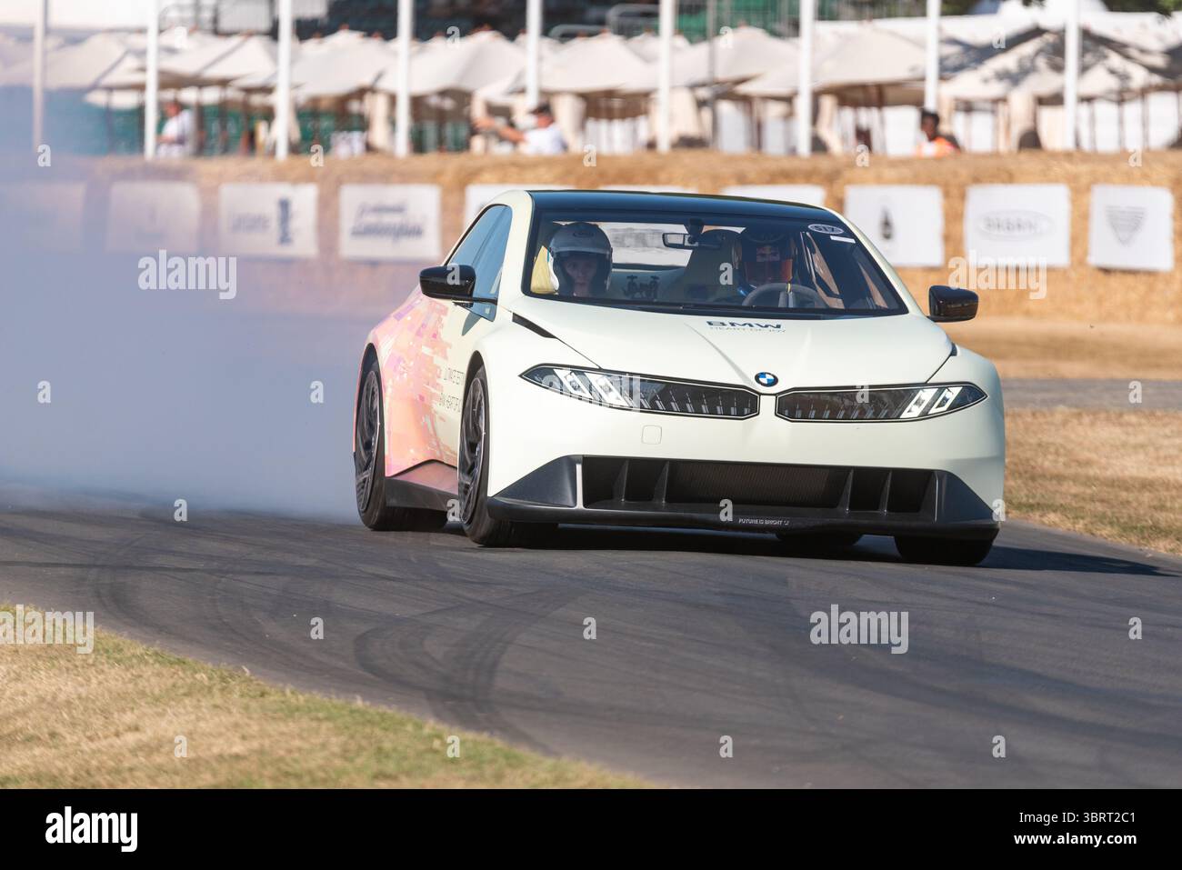 2025 BMW Vision Driving Experience car driving up the hill climb track ...