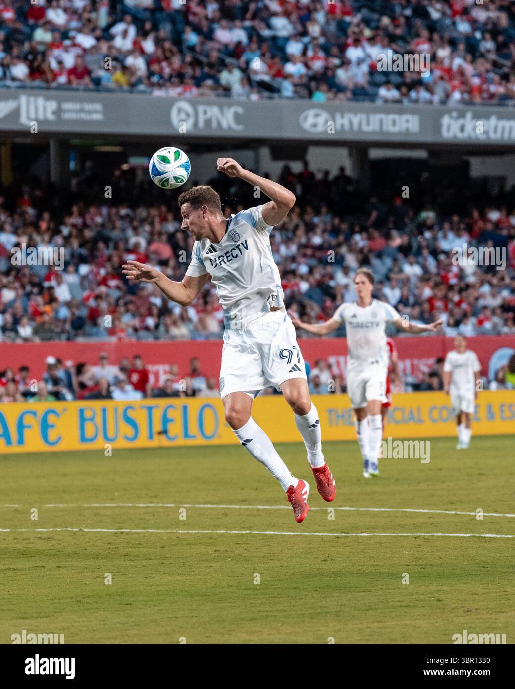 San Diego FC Forward Tomás Ángel (9) seen in action during the match
