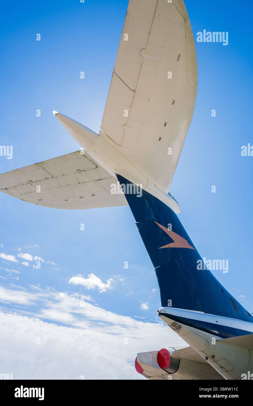 The elegant tail of a Vickers VC-10 Stock Photo - Alamy