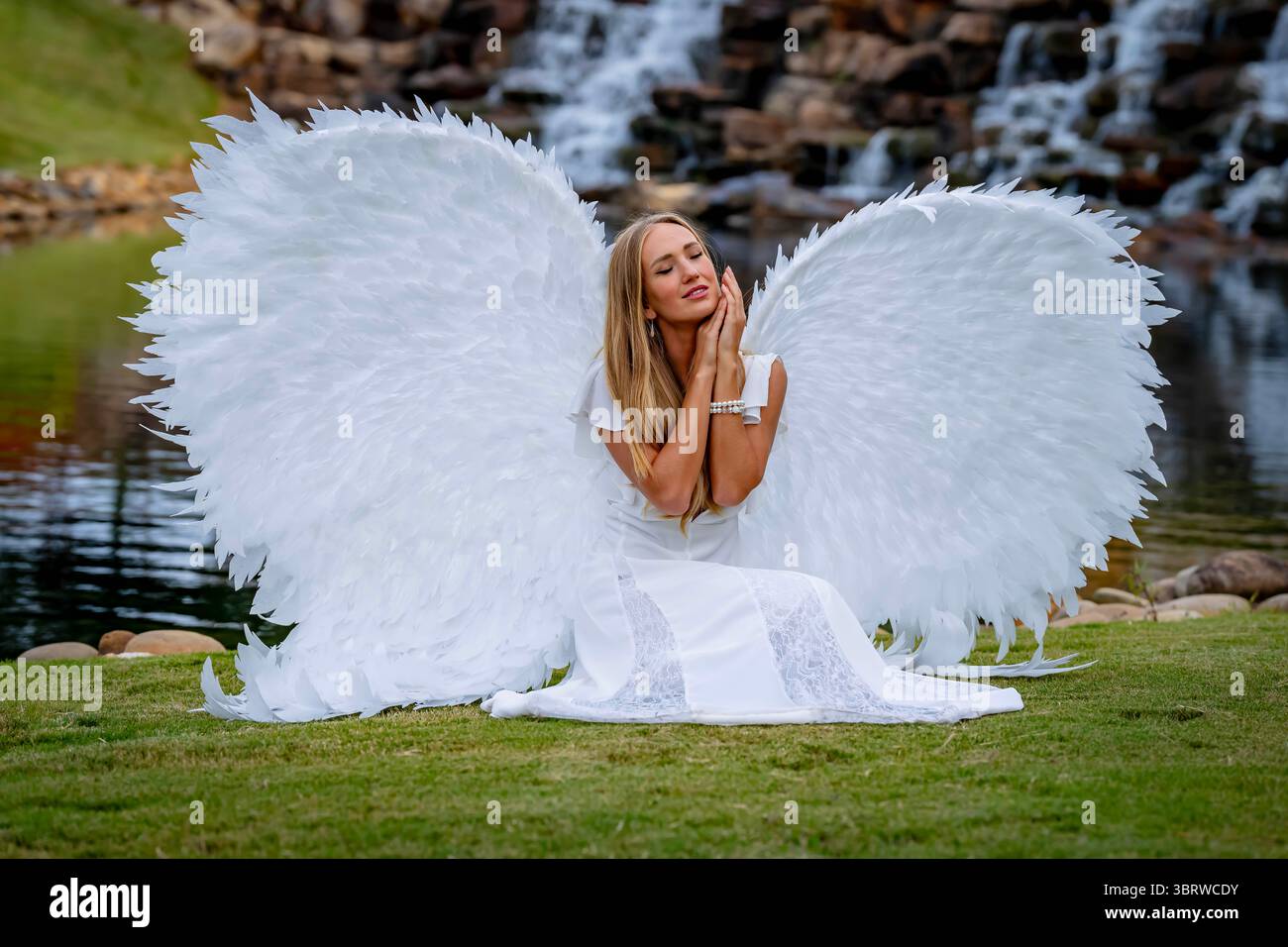 Ethereal angel wings hi-res stock photography and images - Alamy