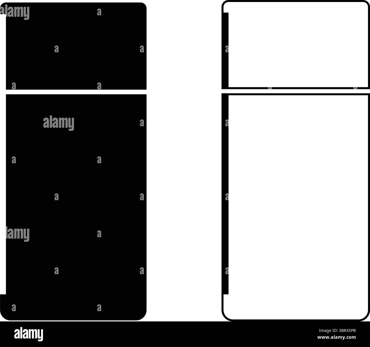 Refrigerator icons. fridge icon vector, sign for mobile concept and web ...