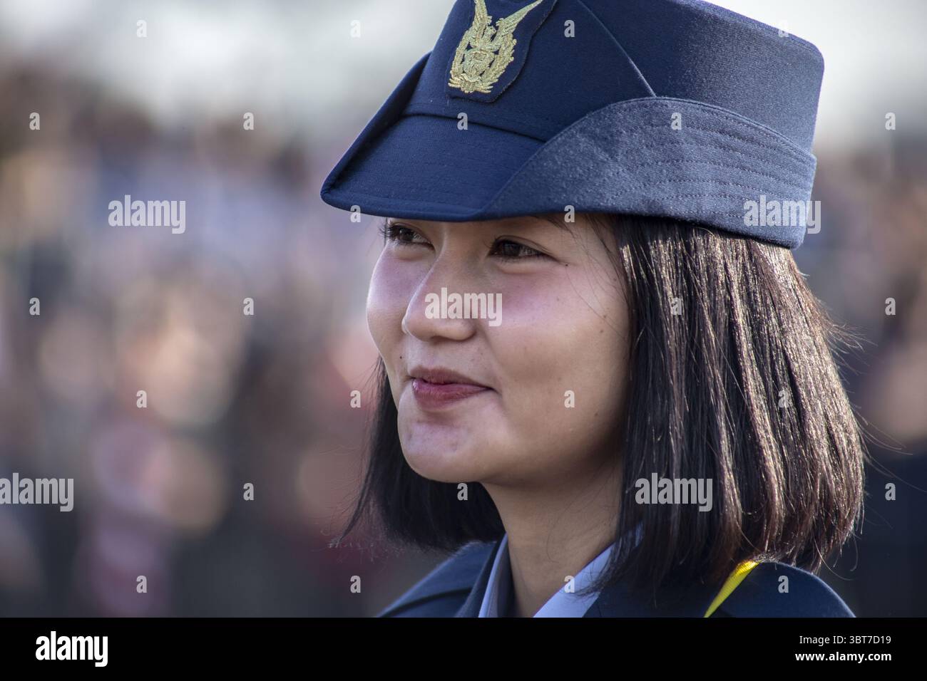 Halim Member Beautiful indonesian millitary member smiling hi-res stock photography ...