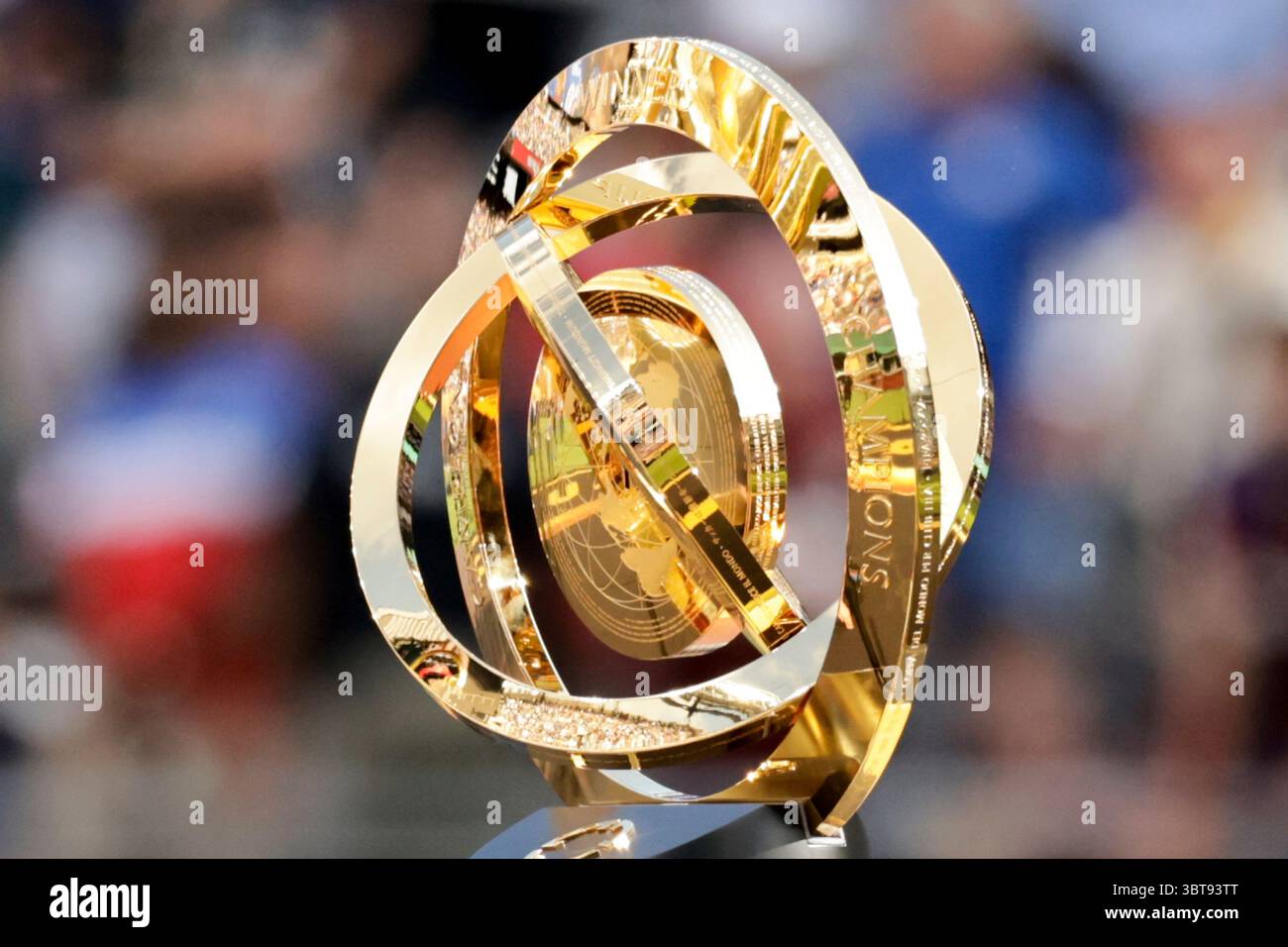 EAST RUTHERFORD, NJ - JULY 13: A general view of the winners Trophy at ...
