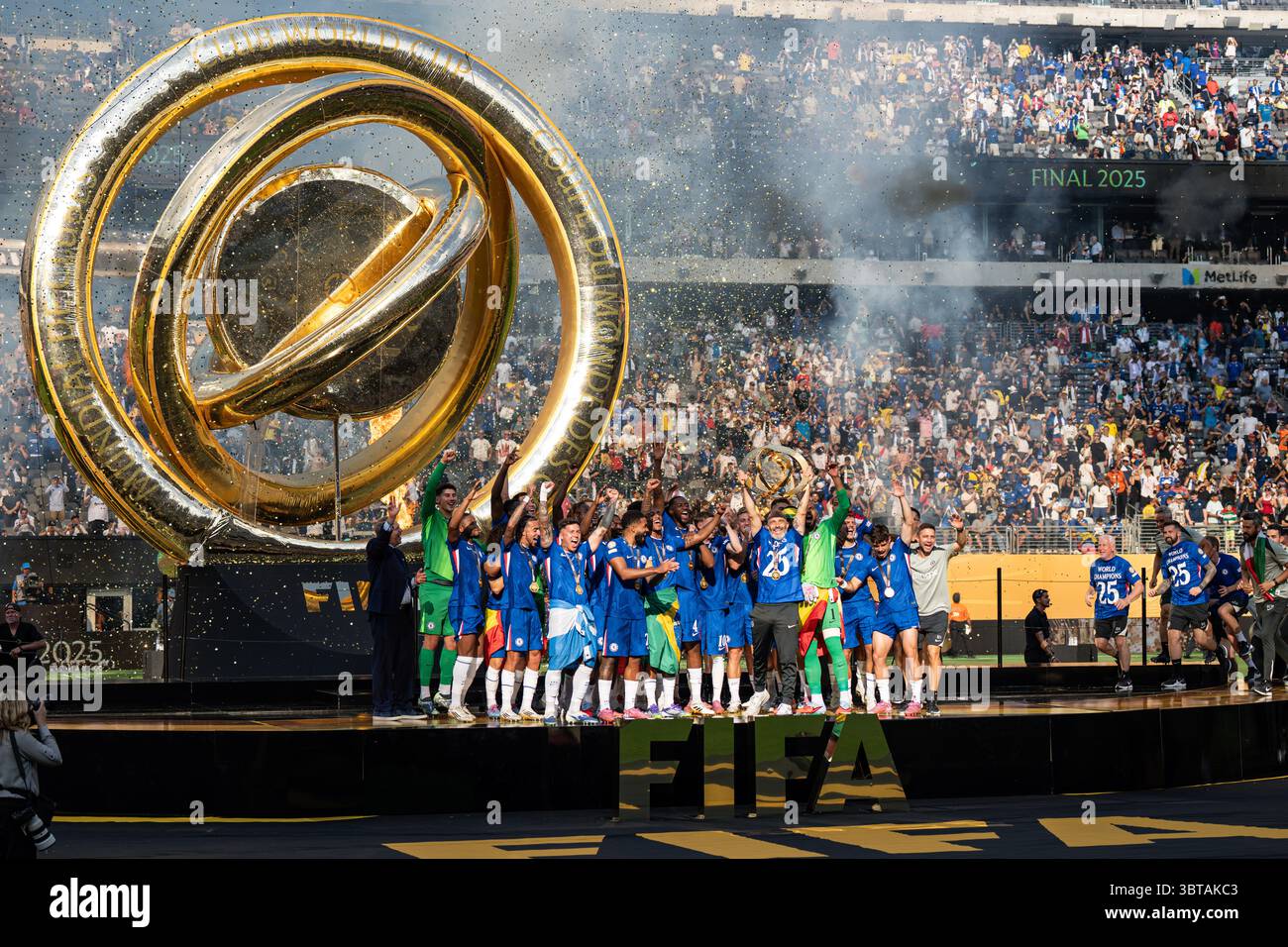Chelsea celebrates after winning the 2025 FIFA Club World Cup Final ...